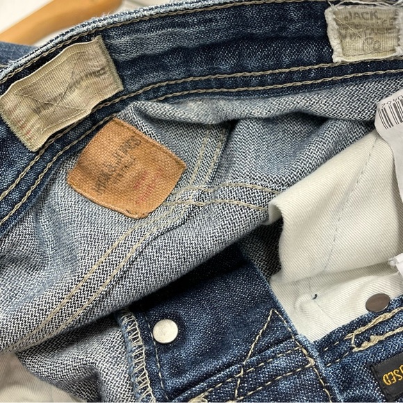 Jack & Jones Denim Jeans Blue Clark Med Wash Regular Fit Men's 28x30 - Picture 11 of 11